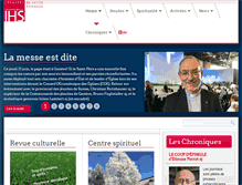Tablet Screenshot of jesuites.ch