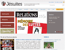Tablet Screenshot of jesuites.org